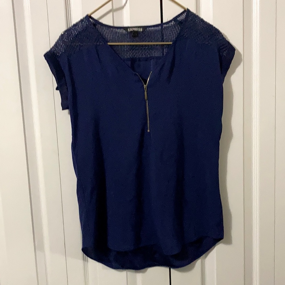 Navy Blue Express Top
